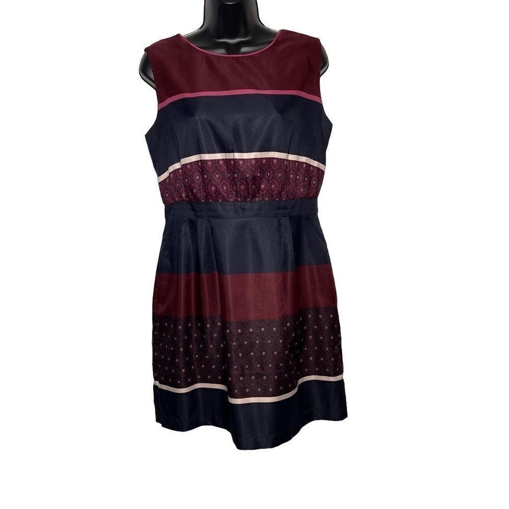 LOFT Striped Sheath Dress